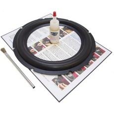 스프링필드 스피커 10인치 서브우퍼 폼 서라운드 엣지 수리 키트 - 1개 로크포드 포스게이트 펀치와 호환