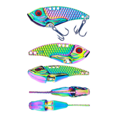 YF 예피싱 홀로그램 메탈바이브 3g 5g 7g 10g 15g 20g 바이브레이션 VIB 루어메탈 하드베이트 루어 배스 낚시, YF-비늘 홀로그램