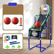 실내외 높이조절 농구대 남아 가정용 농구 골대 장난감, 1개, 입문용 표준 2개 공