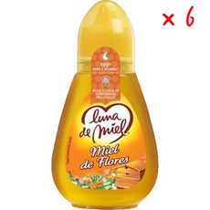 허니문 플라워 허니 디스펜서, 6개, 250g