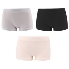 르브니 여아동 주니어 모달 드로즈 사각팬티 3종세트 피부처럼 부드러운 촉감 데일리 베이직 컬러 CW사색3종