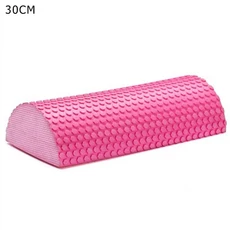 진동폼롤러 EVA 요가 기둥 체육관 피트니스 필라테스 폼 롤러 운동 등 마사지 브릭 홈 장비 30cm, [01] pink, 1개