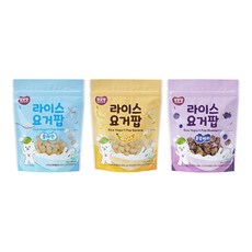 또또맘 라이스요거팝 스낵 6봉세트 (플레인2 + 블루베리2 + 바나나2), 1개