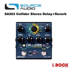 Source Audio SA263 Collider Stereo Delay Reverb 效果器【i.ROCK 】, 1個