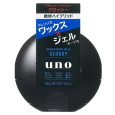 uno 設計款硬質亮澤髮蠟 f, 100g, 1個