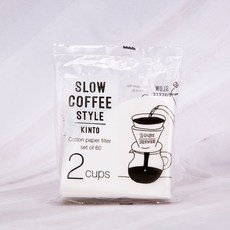 킨토 슬로우커피 2컵면종이필터 60pc, 단품, 1개, 1개