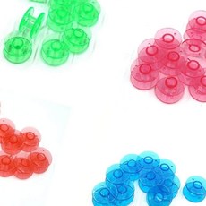 플라스틱 보빈 10개입 재봉 뜨개실 다용도