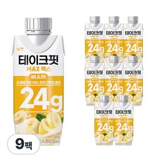 테이크핏 맥스 바나나맛 프로틴, 250ml, 9개
