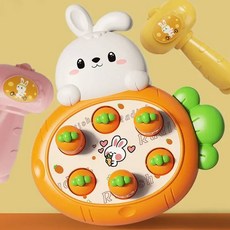 만화 몬테소리 아기 장난감 유아 교육 생일 선물 동물 테마 노크 게임 부모 자녀 보드 망치 211008