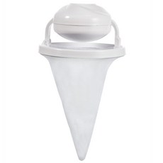 SURUGA 洗衣機濾網球，懸浮設計，錐形濾網，PP材質，易拆卸清潔, 白色, 1個