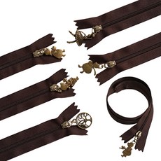 [모핸] 30cm 소품 지퍼 6종 세트, 엔틱