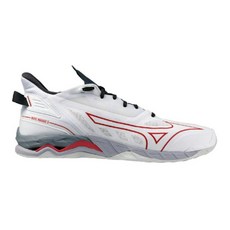 미즈노 배구화 웨이브 미라주 5 화이트 레드 블랙 2E X1GA235096