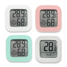 미니 LCD 온습도계, 30g, 1개, 온습도계 - 핑크