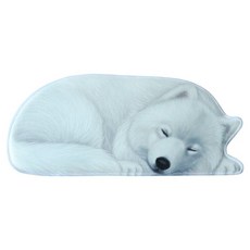 까마느 3D 강아지 고양이 방석 매트 바닥 욕실 주방 침실 베란다 현관 미끄럼방지 귀여운 다용도, P