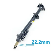 접이식 자전거 스템 텔레스코픽 스템 자전거 액세서리 알루미늄 합금 핸들바 25.4mm 28.6mm 사이클링 교체 부품, [01] 22.2mm