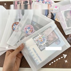 엽서봉투 트레싱지 반투명 포카 다꾸 스티커 봉투, 1. 인스타 감성 디자인