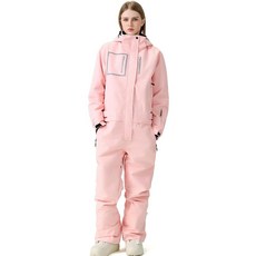 WOWULOVELY 여성용 스키 수트 원피스 스노우수트 점프수트 방풍 방수 따뜻한 통기성 스노슈트 스노우 스포츠용 화이트. X-스몰