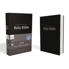 (영문도서) Nasb Pew and Worship Bible Hardcover Black 1995 Text Comfort Print Hardcover, Zondervan, English, 9780310451044