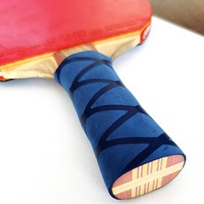 탁구 라켓 채 미끄럼방지 손잡이 격자무늬 밴드, 블랙