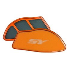 SY 新雅部品 新勁戰高流量空氣濾清器 海綿空濾, 1個, 橘50/黑60 <適用:原廠車>,三代勁戰