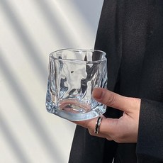 不規則威士忌杯 咖啡牛奶杯, 1個