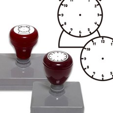 알람시계 스탬프 어린이스탬프