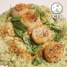 냉동 가리비 관자살 개아지살 통 관자 손질, 1개, 1kg, 사이즈 : 16/20(40미내외)