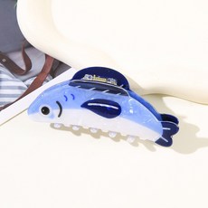 沙丁魚髮夾 盤髮鯊魚夾 可愛造型抓夾