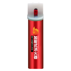 加壓式消火器，輕巧便攜，一鍵噴射，適用多種初期火災，環保無毒, 1個, 450ml