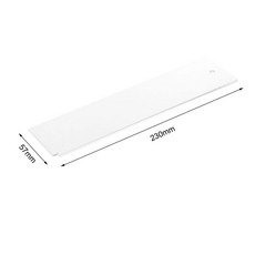 스키 보드 왁스 엣징 구리솔 왁싱다리미 리무버 직사각형 클리어 싱글 및 더블 튜닝 와이드, 230x57x4mm, 1개