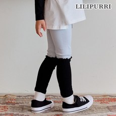 릴리푸리 레그워머골지레깅스 블랙