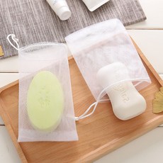 보관 클렌징 빨래 주머니 설거지바 걸이 보관함 비누망 세수 그물망 샴푸바 거품망 메쉬 이중 비누 홀더, 1개
