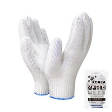장갑이네 국산 100% 여성용 작은 짱짱 면장갑, 일반손목(X사), 여성용M, 1개, 40g 면 여성용 100켤레