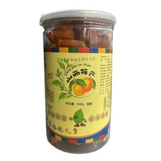 산서성 특산품 다퉁 양가오 보존 살구 통조림 신맛과 달콤한 씨없는 말린 스틱 스낵 설탕에 절인 과일, 신맛 500gX1캔