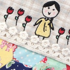 퀼트스타 제비꽃 케미컬 레이스_아이보리 184, 아이보리, 1개