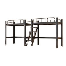 철제 2층 벙커침대 학생 원룸 퀸사이즈 수납 더블시트, 1500x2000mm, 14.프로맥스(펄화이트)