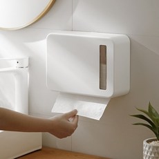 키친타월 홀더 벽 부착 자석 키친타올 걸이 뽑아쓰는 철제 거치대 케이스, 상세페이지 참조, 1개