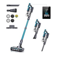 BUTURE VC60無線吸塵器，強勁吸力，多功能吸頭，內置香氛片，無線輕巧設計，全屋清潔, 海豚藍, VC60