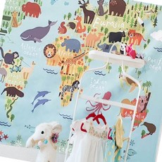 패브릭 포스터 동물원 대형 커튼 집들이선물 거실_mdcare26