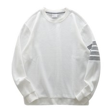 男士長袖大學T - 簡約圓領衛衣 秋款寬鬆上衣