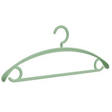 寬肩無痕家用掛衣防滑肩角塑料晾衣架不起包變形撐大衣晾衣服架子+綠色寬肩款+41cm, 綠色寬肩款