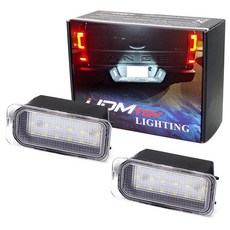 IJDMTOY OEM-Fit 제논 화이트 3W 풀 LED 번호판 조명 키트 포드 2019-23 레인저 및 2012-23 국제 버전과 호환 18-SMD LED 다이오드로 구동