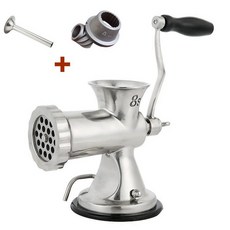 순대충진기 소세지 채우기 수동 미트 그라인더 가정용 고기 다짐기 스텐 304 8S 강관 용접 충전기, 8S 용접 충전기+분쇄 헤드