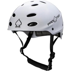 Pro-Tec Ace Water 웨이크보드 헬멧 웨이크보드 카약 급류 래프팅 또는 카이트 서핑에 이상적 XS - 화이트 글로스