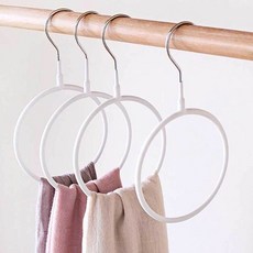 링 스카프 걸이 수납 머플러, 2링스카프걸이–화이트