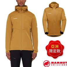 【MAMMUT 長毛象】送》男 七代經典 保暖防風防潑 連帽軟殼外套 Ultimate VII 登山外套 01780