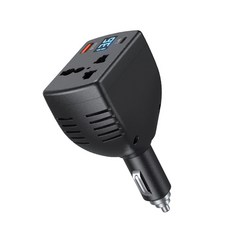차량용 파워 인버터 DC 12V/V에서 AC 220V로 변환 PD30W 시거잭 150W 고속 충전기 전압 표시 및 전력 변환기 포함, [01] 옵션1