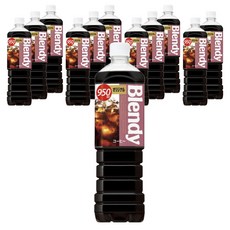 AGF Blendy 瓶裝原味咖啡, 12個, 950ml