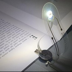 썬코 건전지 휴대용 독서대 눈보호 책갈피 미니 독서등, 본상품