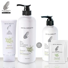 IRIYA伊麗雅 乳木果潤澤洗髮護髮組 (買大送小加贈試用包), 1個, 一入組